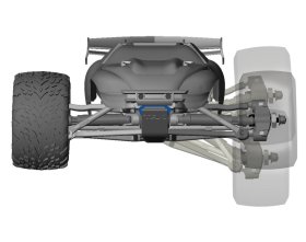 E-Revo VXL TSM Bezszczotkowy 1/16 (purpurowy) | 71076-8-PRPL TRAXXAS