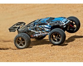 E-Revo VXL TSM Bezszczotkowy 1/16 (niebieski) | 71076-8-BLUEX TRAXXAS