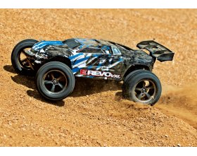 E-Revo VXL TSM Bezszczotkowy 1/16 (niebieski) | 71076-8-BLUEX TRAXXAS