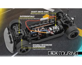 TA2 Chevrolet Camaro E10 Touring Michele Abbate Grrracing 1/10 | 160334 HPI