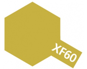 Farba akrylowa - XF-60 DARK YELLOW - 81760 Tamiya