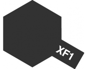 Farba akrylowa XF-1 FLAT BLACK 23ml Tamiya 81301