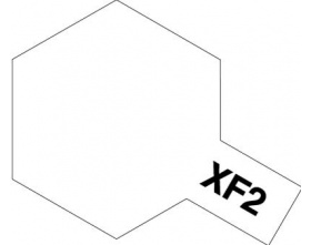 Farba akrylowa XF-2 FLAT WHITE 23ml Tamiya 81302