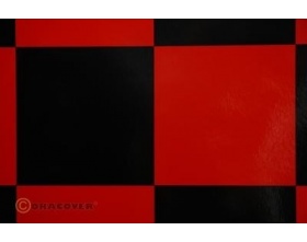 Folia ORACOVER Kratka 105mm Czerwono-czarna - 691-023-071
