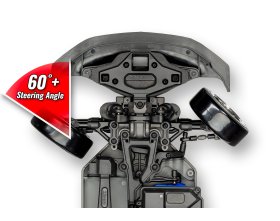 Traxxas Ford Mustang 4-Tec Drift Car Rear Wheel Drive 1/10 (niebieski) | 105237-4-BLUE TRAXXAS