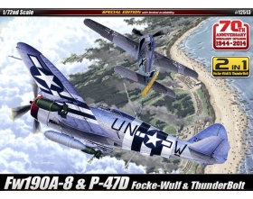 Fw190A-8 & P-47D 1:72 | Academy 12513