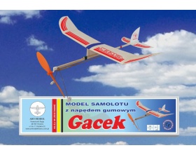 GACEK - samolot z napędem gumowym