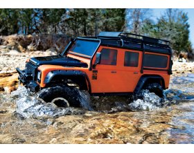 Karoseria 1:10 TRX-4 Land Rover Defender (pomarańczowa) | 8011A TRAXXAS