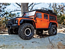 Karoseria 1:10 TRX-4 Land Rover Defender (pomarańczowa) | 8011A TRAXXAS