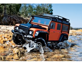 Karoseria 1:10 TRX-4 Land Rover Defender (pomarańczowa) | 8011A TRAXXAS