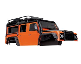 Karoseria 1:10 TRX-4 Land Rover Defender (pomarańczowa) | 8011A TRAXXAS