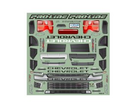 Karoseria 1:8 2021 Chevy Silverado 2500 HD Clear Body for E-REVO 2.0 & MAXX (przezroczysta) | PRO358200 PRO-LINE
