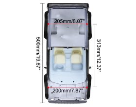 Karoseria Jeep Cherokee Pickup Crawler Hard Body Twarda 1/10 Szara | KAR000363
