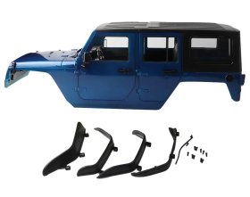 Karoseria Jeep Wrangler Cherokee Crawler Twarda 1/10 Czarna | 001176