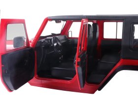 Karoseria Jeep Wrangler Cherokee Crawler Twarda 1/10 Czarna | 001176