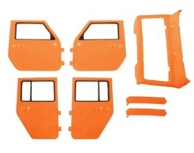 Karoseria Jeep Wrangler Cherokee Crawler Twarda 1/10 Czarna | 001176