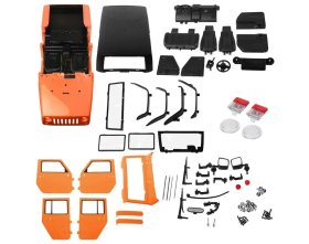 Karoseria Jeep Wrangler Cherokee Crawler Twarda 1/10 Czarna | 001176