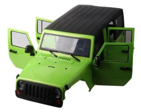 Karoseria Jeep Wrangler Cherokee Crawler Twarda 1/10 Czarna | 001176