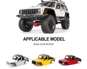 Karoseria Pickup Crawler Hard Body Twarda 1/10 Czarna | KAR000370