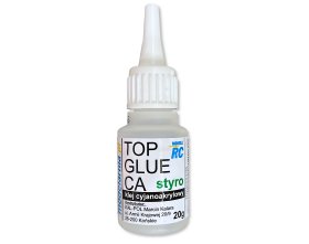 Klej Cyjanoakrylowy TOP GLUE CA STYRO (20g)