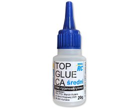 Klej Cyjanoakrylowy TOP GLUE CA ŚREDNI (20g)