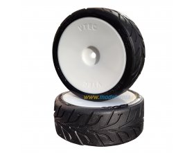 Koła 1:10 (2szt.) - VTEC RAIN Tire Dunlop D20 - 65055 LRP
