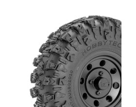 Koła 1/10 Crawler Climber Black (2szt.) | HT-SU1802011 HOBBYTECH