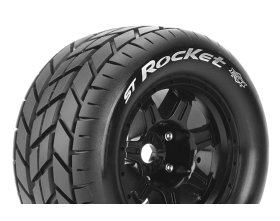 Koła 1/8 Stadium Truck Tire Sport Black (2szt.) | L-T3324B LOUISE RC