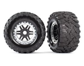 Koła Wide-Maxx All-Terrain HEX 17mm (chrom) | 8972X TRAXXAS