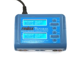 Ładowarka dwuportowa Gamma Duo z wbudowanym zasilaczem (2x 120W 10A) | REDOX