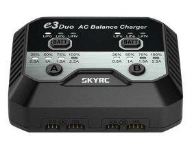 Ładowarka Dwuportowa SkyRC e3 Duo 2x20W 2S-3S | SK-100164-01 SKYRC