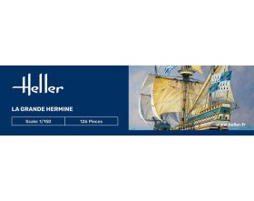 Le Grande Hermine 1:150 (Starter Kit) | 56841 HELLER