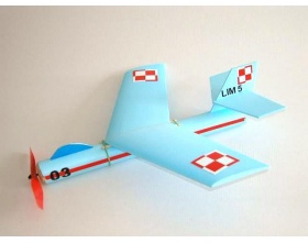 LIM 5 samolot z napędem gumowym