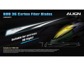 Łopaty główne włókno węglowe 600mm HD600ET (2szt.) | AM2000455 ALIGN