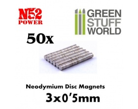 Magnes 3x0,5mm 50 sztuk - FINE ART 9051