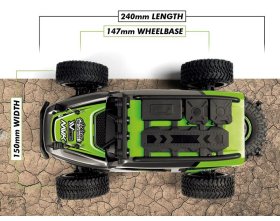 Maverick Doha 1/20 4WD Electric Truck (zielony) | 150703 HPI