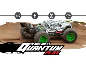 Maverick Quantum XT Flux 80A Stadium Truck 4WD 1/10 (srebrny) | 150208 HPI