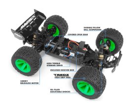 Maverick Quantum XT Flux 80A Stadium Truck 4WD 1/10 (srebrny) | 150208 HPI