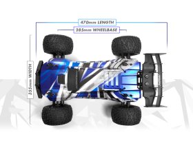 Maverick Quantum2 XT Stadium Truck 4WD 1/10 (niebieski) | 150402 HPI