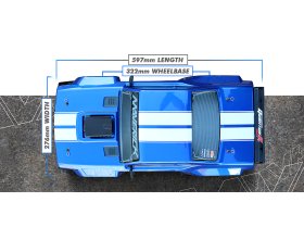 Maverick QuantumR Flux Muscle Truck 4WD 4S 1/8 Brushless (niebieski) | 150310 HPI