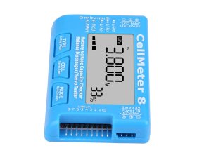 Miernik CellMeter 8 Tester Napięcia Serw ESC Li-Po Li-Ion Li-Fe NiMH NiCd | L150 