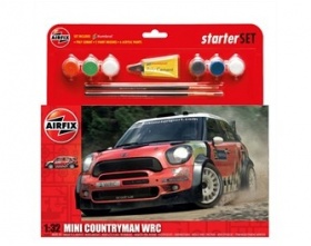 Mini Countryman WRC | Zestaw z farbami | AIRFIX 55304