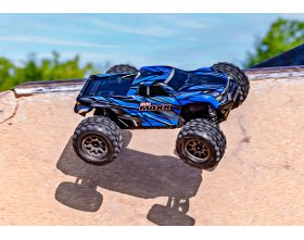 Traxxas Mini Maxx BL-2S 4WD 1/12 Niebieski | 107154-1-BLUE TRAXXAS