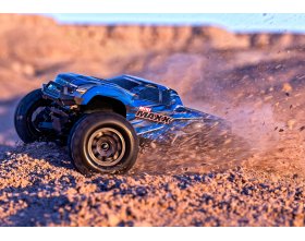 Traxxas Mini Maxx BL-2S 4WD 1/12 Niebieski | 107154-1-BLUE TRAXXAS