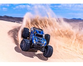 Traxxas Mini Maxx BL-2S 4WD 1/12 Niebieski | 107154-1-BLUE TRAXXAS