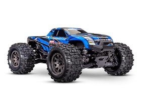 Traxxas Mini Maxx BL-2S 4WD 1/12 Niebieski | 107154-1-BLUE TRAXXAS