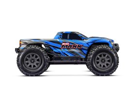 Traxxas Mini Maxx BL-2S 4WD 1/12 Niebieski | 107154-1-BLUE TRAXXAS