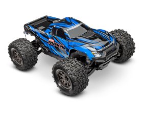 Traxxas Mini Maxx BL-2S 4WD 1/12 Niebieski | 107154-1-BLUE TRAXXAS