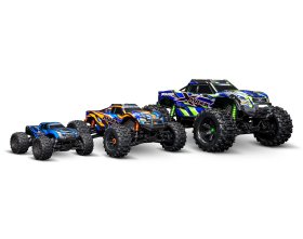 Traxxas Mini Maxx BL-2S 4WD 1/12 Czarny | 107154-1-BLK TRAXXAS