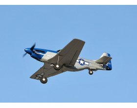 Mini Mustang P51D Scaled Warbird Airplane niebieski RTF (450mm) | TOP097B01 TOP RC HOBBY
